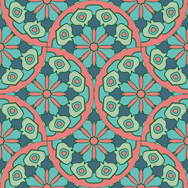 Modelo inconsútil de la escala de peces geo abstracto. Baldosas ornamentales, fondo de mosaico. Infinito de patchwork