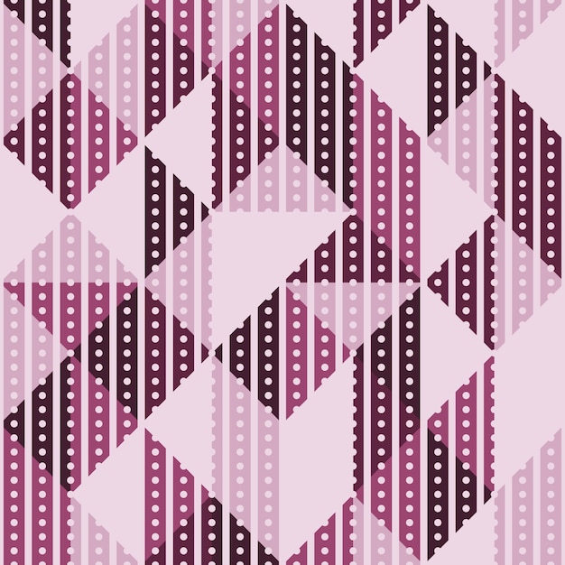 Modelo inconsútil geométrico abstracto violeta retro.