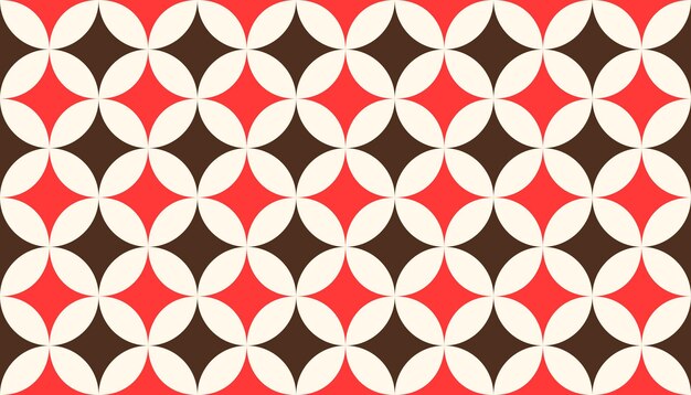 Modelo inconsútil geométrico retro abstracto. Fondo de adorno decorativo al estilo de los años 60 o 70. retro