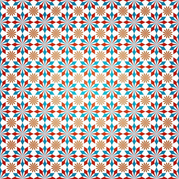 Modelo inconsútil del mosaico islámico