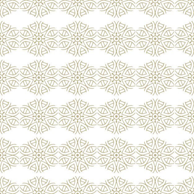 Modelo inconsútil oriental y ornamental, estilo mandala