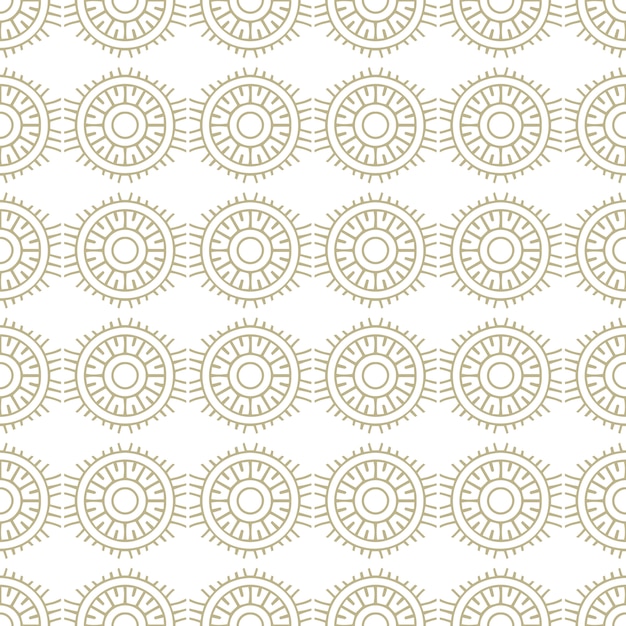 Modelo inconsútil oriental y ornamental, estilo mandala