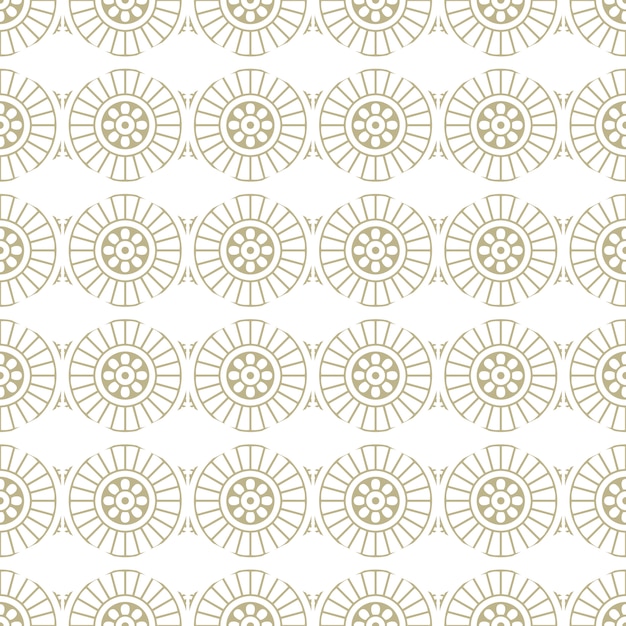 Modelo inconsútil oriental y ornamental, estilo mandala