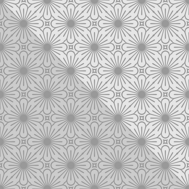 Modelo inconsútil oriental, ornamental y floral