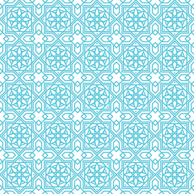 Modelo inconsútil del ornamento abstracto islámico, ornamento geométrico árabe para el fondo