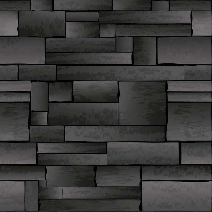 Vector modelo inconsútil de la pared de piedra del vector