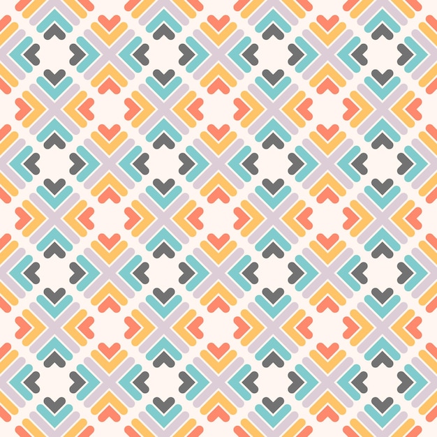 Modelo inconsútil del rombo abstracto colorido. Azulejo de fondo geométrico ornamental. Papel de regalo.