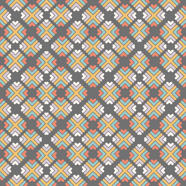 Modelo inconsútil del rombo abstracto colorido. Azulejo de fondo geométrico ornamental. Papel de regalo.