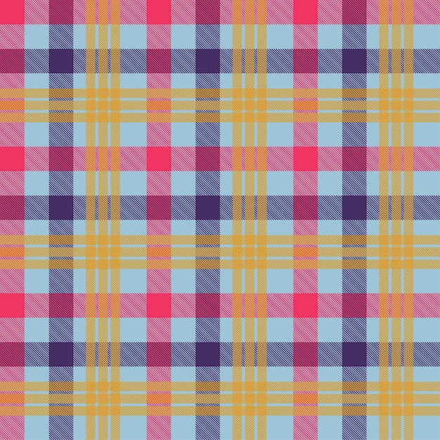 Modelo inconsútil del vector del color anaranjado del tartán