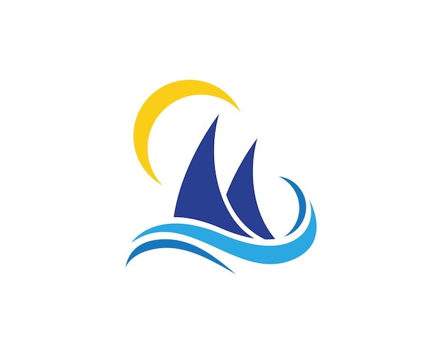Modelo de logotipo de un crucero