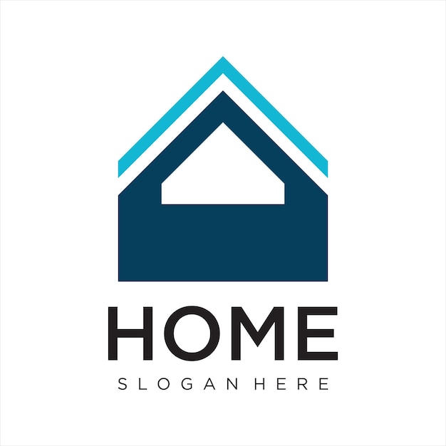 Modelo de logotipo vectorial de bienes raíces Logotipo moderno de casas y propiedades