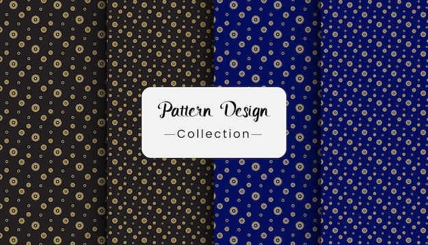 Modelo de lujo sencillo y elegante y nueva plantilla vectorial de diseño de patrón sin costuras