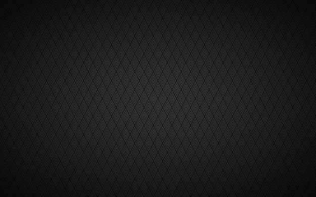 Modelo moderno sin costuras negro negro y gris lujo ilustración vectorial de fondo compuesta de rombos
