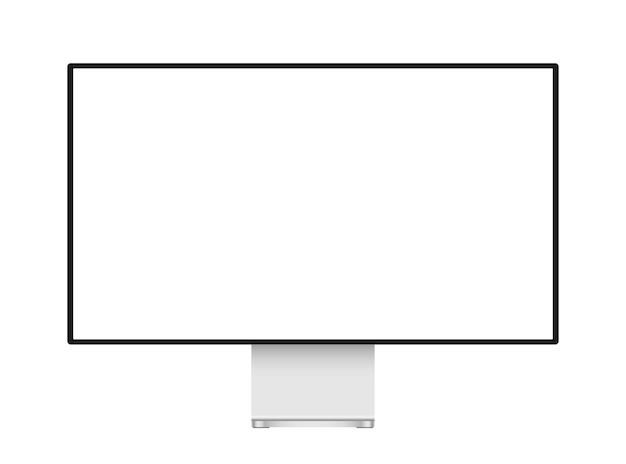 Vector modelo de monitor realista moderno