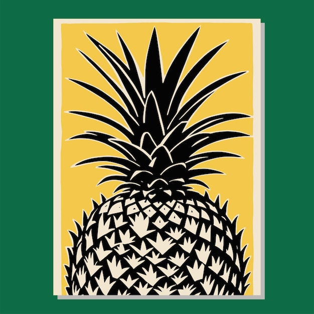 Modelo de obra de arte vectorial de póster minimalista Impresión moderna geométrica de mediados de siglo