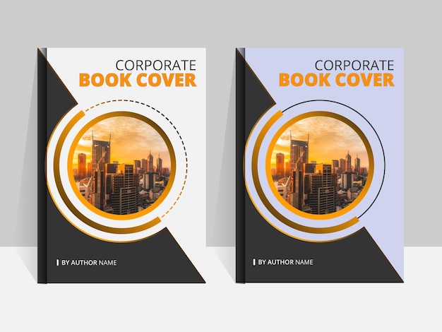Modelo de portada del libro de negocios corporativo