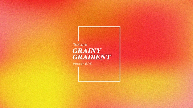 Modelo de ruido de fondo simple de grano amarillo naranja rojo vector de textura de gradiente