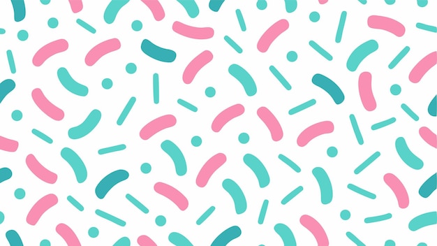 Modelo sencillo minimalista sin costuras juguetón dibujado a mano con puntos lindos de diferentes colores y tamaños