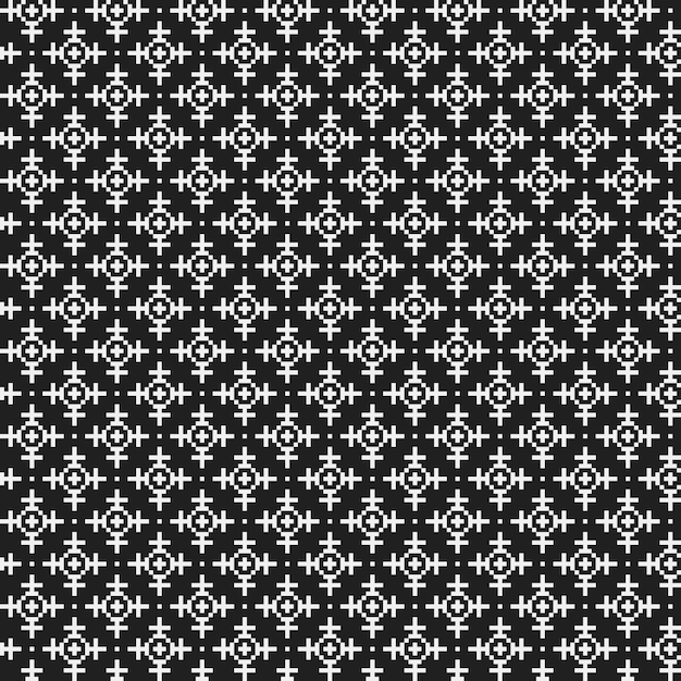 Modelo simple con formas geométricas monocromáticas. Útil para el diseño textil e interior. Estricto estilo neutral.