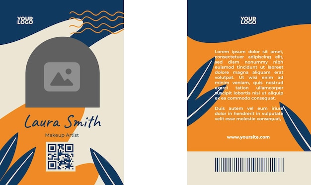Modelo de tarjeta de identificación