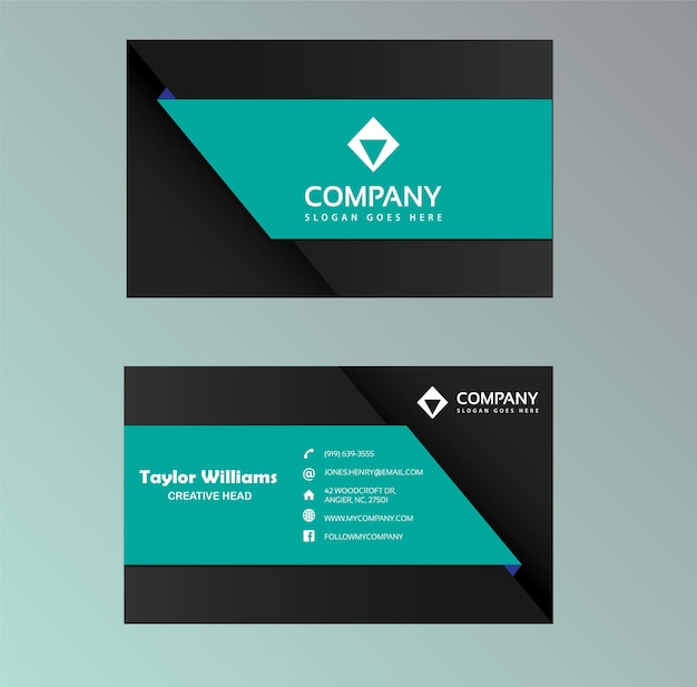 modelo de tarjeta de visita corporativa modelo de marca empresarial modelo de empresa