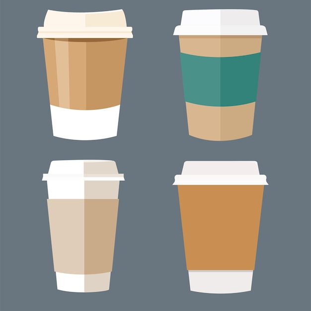 Modelo de taza de papel