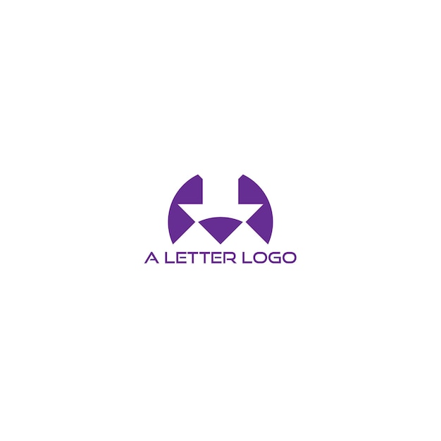 Vector modelo vectorial de diseño de un logotipo de letra