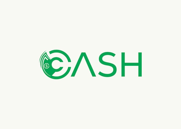 Modelo vectorial de diseño de logotipo de Minimalist Money Dinero en efectivo para el vector de finanzas empresariales Invertir en dinero