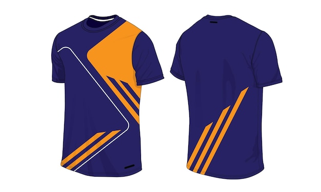 Modelo vectorial de la plantilla dri fit jersey