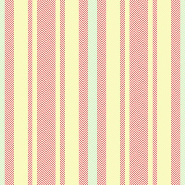 Modelo vertical sin costuras minimalista, líneas ornamentales, textura vectorial, tela de fondo textil con rayas de invitación en colores claros y rojos