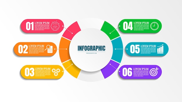 Modelos de gráficos infográficos 2