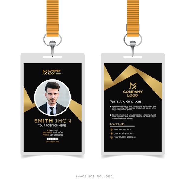modelos de tarjetas de identificación