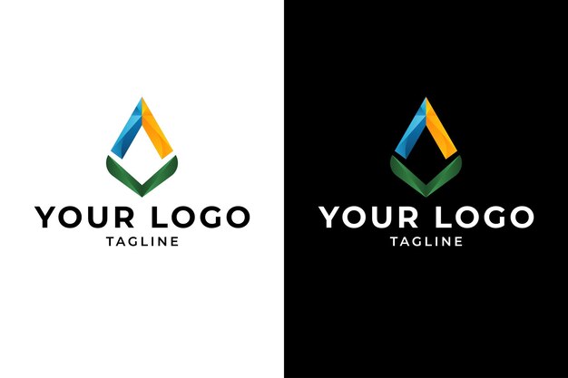 Modern Abstract Geometric Logo Design Template