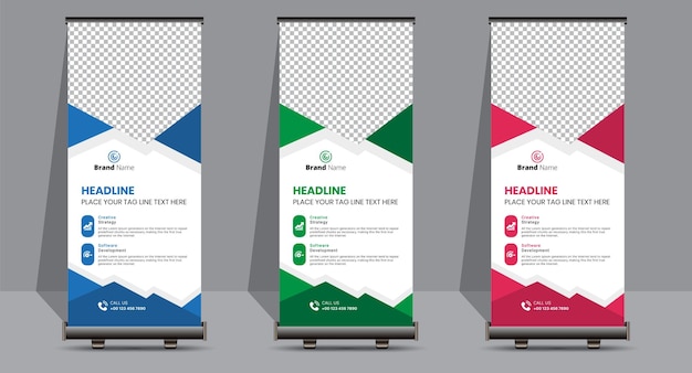 Modern Roll Up Banner