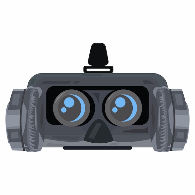 Modern VR Headset Illustration