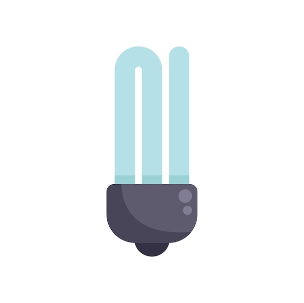 Moderna bombilla fluorescente compacta cfl que ahorra energía