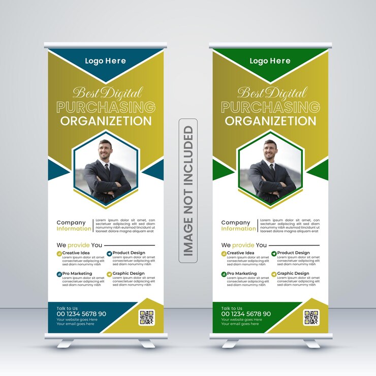 Modernas plantillas de carteles corporativos o de tarjetas de rack de negocios