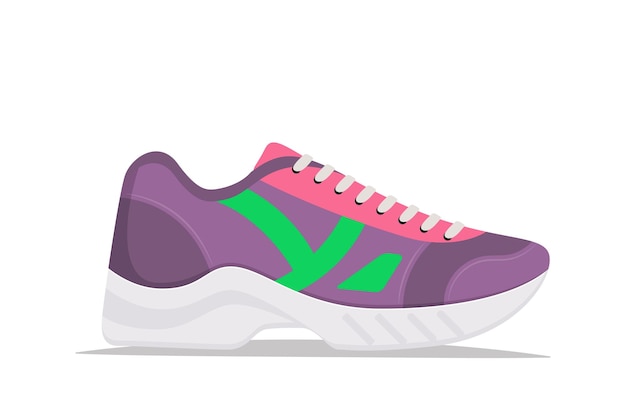 Modernas zapatillas de deporte de moda vista lateral Zapatillas de deporte de moda Zapatos deportivos cómodos