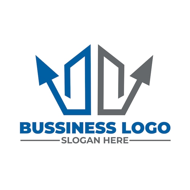 Moderno Abstracto Flecha Diseño de Logotipo de Negocio Vector Creativo Logotipo de Crecimiento Geométrico para Finanzas
