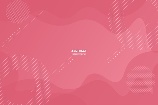 Moderno abstracto gradiente rosa onda de fondo geométrico líquido con colores de gradiente de estilo fluido vector Eps10
