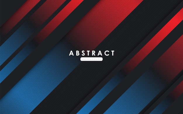 moderno abstracto negro dop azul y rojo con líneas de fondo