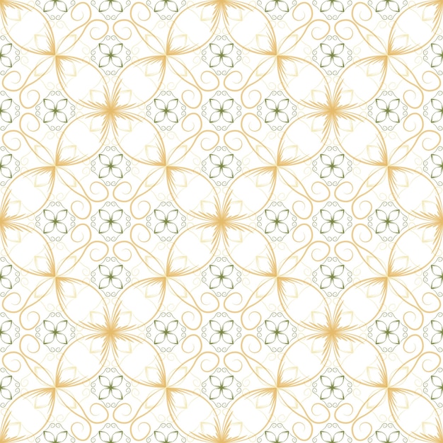Moderno arte decó geométrico vector floral patrón sin costuras diseño de impresión de tela
