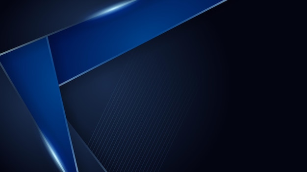 Moderno, brillante, realista, azul oscuro, negro con sombra, diseño abstracto, presentación, fondo, tecnología, red, vector, ilustración, para, bandera, cubierta, tela, aviador, tarjeta, cartel, textura, diapositiva, revista