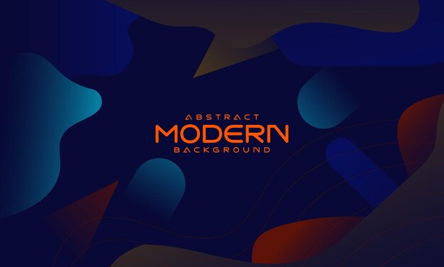 Moderno colorido diferentes formas abstractas