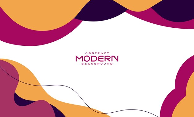 Moderno colorido diferentes formas abstractas