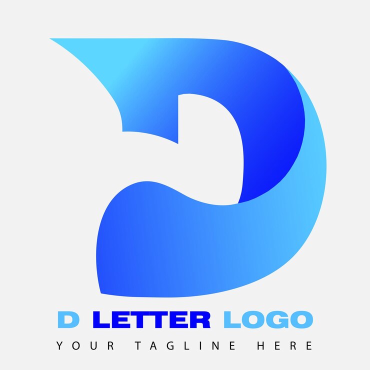 Moderno, creativo y elegante, letra D, logotipo, plantilla de negocio, icono vectorial