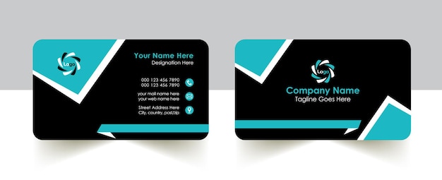 Moderno Creativo Limpio Diseño de tarjetas de visita profesional plantilla Tarjeta de visita vector libre