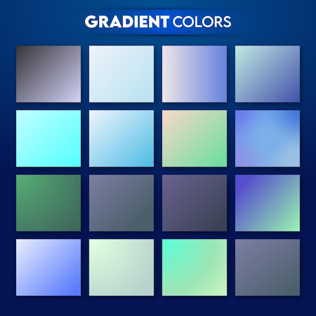 moderno y dinámico Beautiful Gradient Set para sitios web y interfaz de usuario de aplicaciones