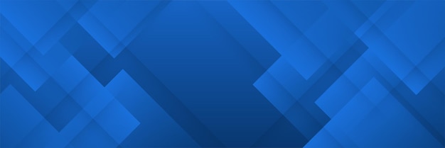 Moderno diseño creativo de fondo de banner web abstracto azul