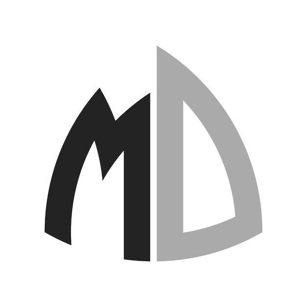 Moderno diseño creativo de logotipo MO Icon de letra MO para cualquier negocio y compañía